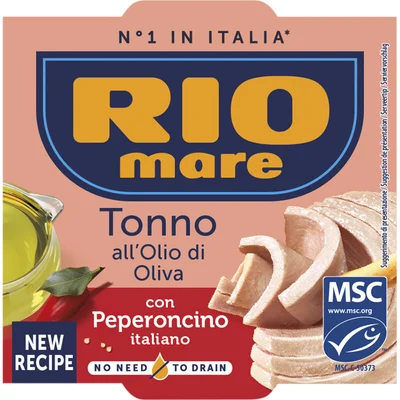 Rio Mare Tonijn in olijfolie rode peper