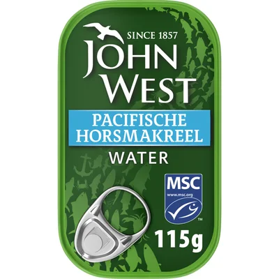 John West Horsmakreel water