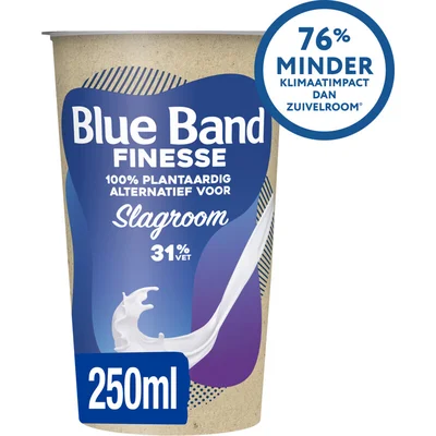 Blue Band Finesse plantaardig alternatief slagroom