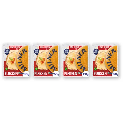 Milner Jong belegen 30+ plakken 4-pack