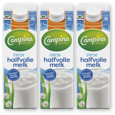 Campina Halfvolle melk 3-pack