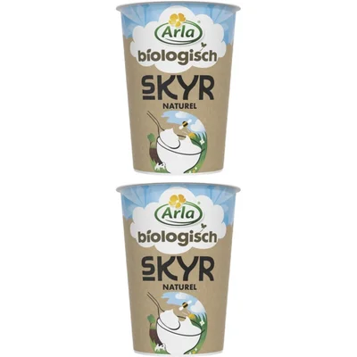 Arla Biologisch skyr naturel yoghurt 2-pack