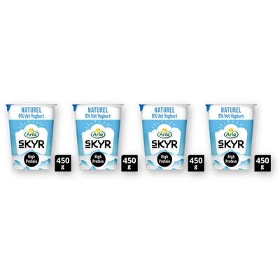 Arla Skyr naturel yoghurt 0% vet 4-pack