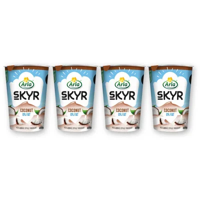 Arla Skyr kokos yoghurt 0% vet 4-pack