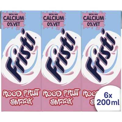 Fristi Rood fruitsmaak 6-pack