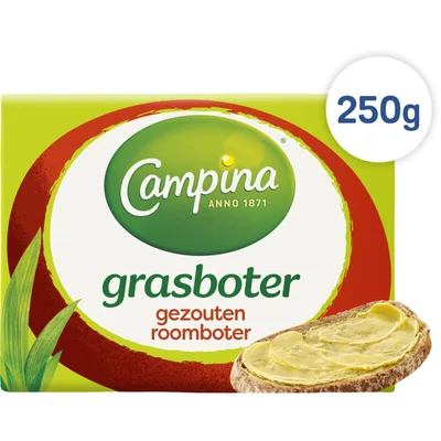 Campina Grasboter gezouten roomboter