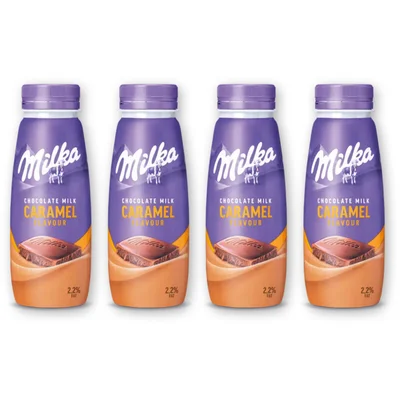 Milka Chocolademelk karamel 4-pack