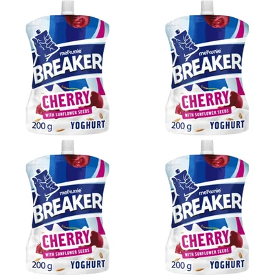 Melkunie kers yoghurt zonnebloempitten 4-pack