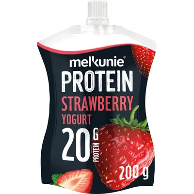 Melkunie Protein aardbei yoghurt