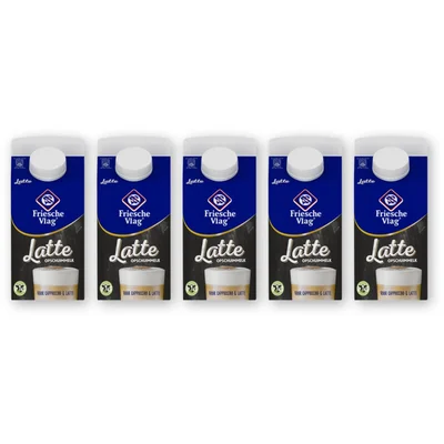 Friesche Vlag Latte opschuimmelk 5-pack