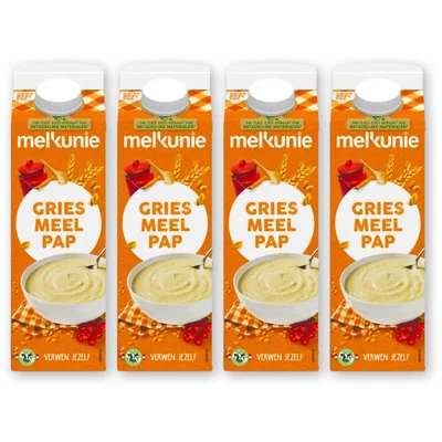 Melkunie Griesmeelpap 4-pack