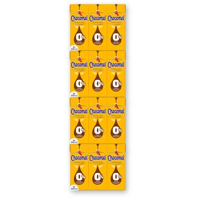 Chocomel 0% suiker toegevoegd 6-pack 4-pack