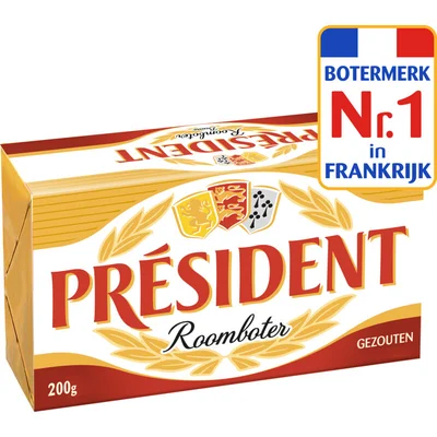 Président Roomboter gezouten