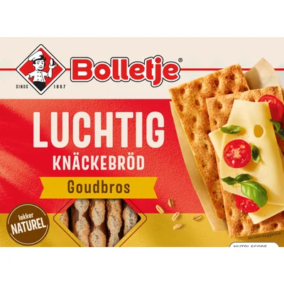 Bolletje Luchtig knäckebröd goudbros