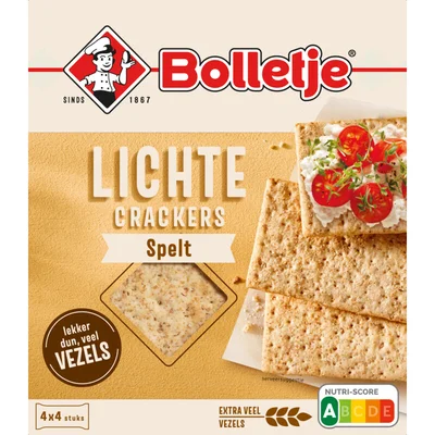 Bolletje Lichte crackers spelt