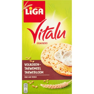 Liga Vitalu crackers volkoren tarwemeel