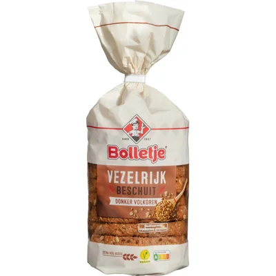 Bolletje Vezelrijk boeren beschuit volkoren