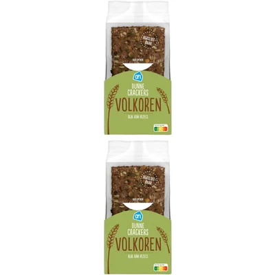AH Dunne crackers volkoren 2-pack