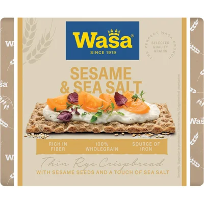 Wasa Crunchy twist sesam & sea salt