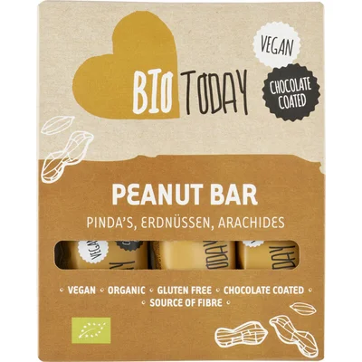 BioToday Vegan choco bar pinda's