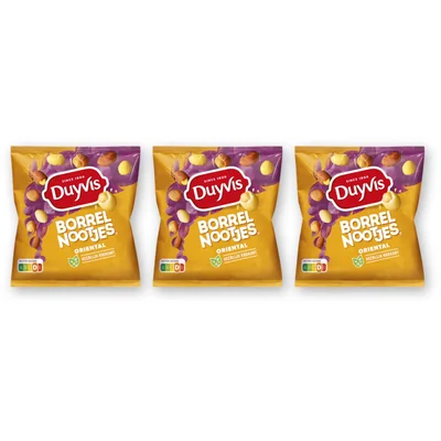 Duyvis Borrelnootjes oriental 3-pack