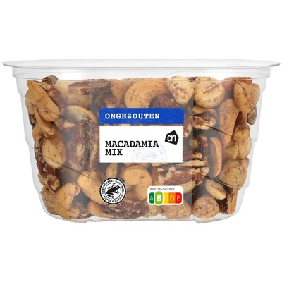 AH Ongezouten macadamia mix