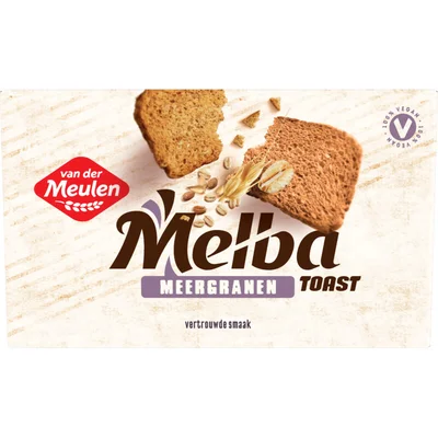 Van der Meulen Melba toast meergranen