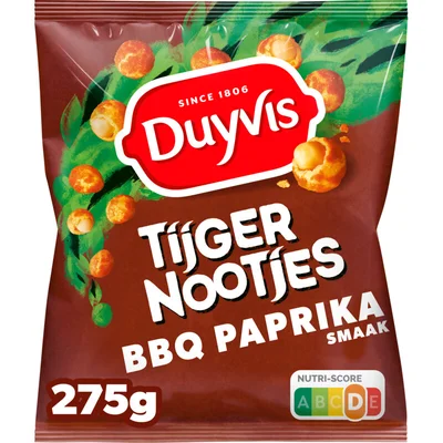 Duyvis Tijgernootjes BBQ Paprika