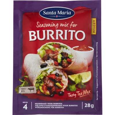 Santa Maria Kruidenmix burrito