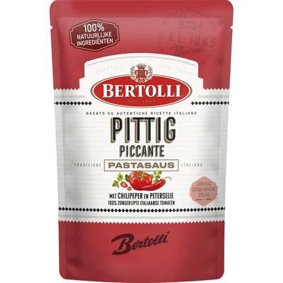 Bertolli Pastasaus in zak pittig