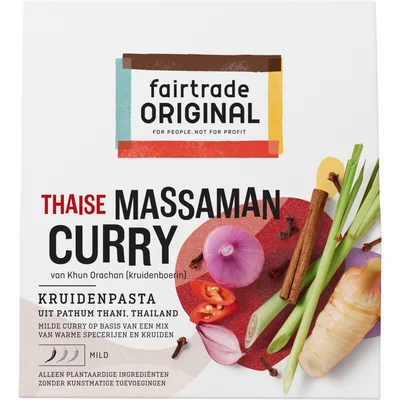 Fairtrade Original Kruidenpasta Thaise massaman curry