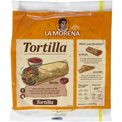 La Morena Tortilla wraps original large