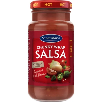 Santa Maria Chunky wrap salsa hot