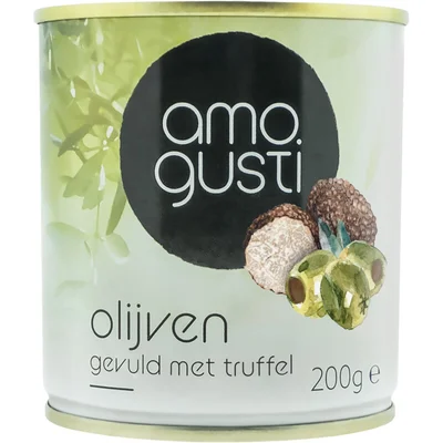 Amogusti Olijven gevuld met truffel