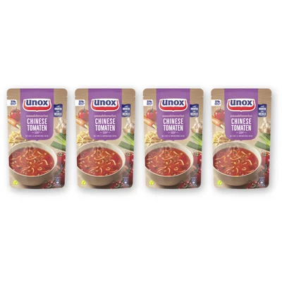 Unox Chinese tomatensoep 4-pack