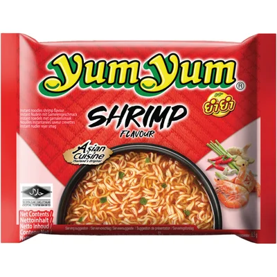 Yum Yum Shrimp flavour instant noodles