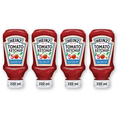 Heinz 50% minder suikers & zout 4-pack