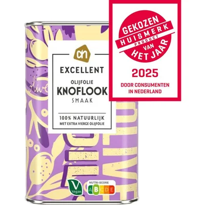 AH Excellent Olijfolie knoflook smaak