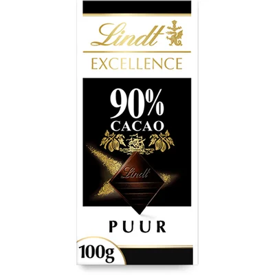 Lindt Excellence 90% pure chocolade