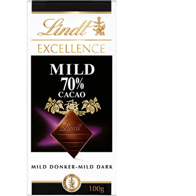 Lindt Excellence 70% mild pure chocolade