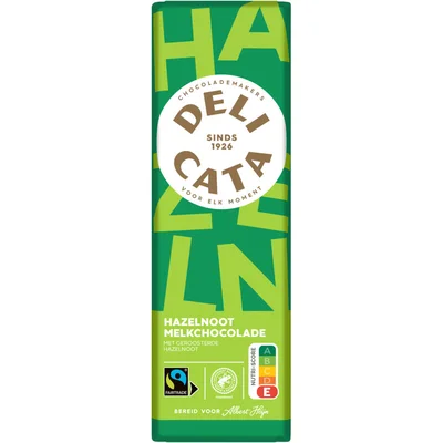 Delicata Reep melkchocolade hazelnoot