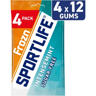 Sportlife Frozn intensemint sugar free gums 4-pack