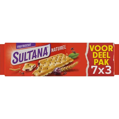 Sultana Fruitbiscuit naturel voordeelpak