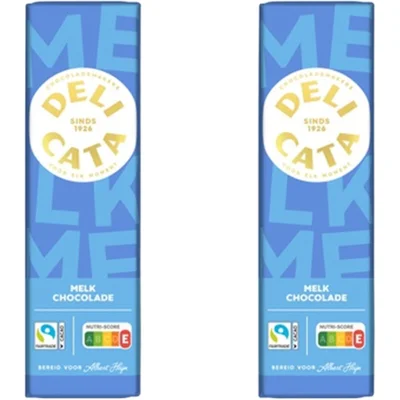 Delicata Reep melk chocolade 2-pack
