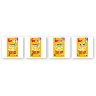 Holie's Crunchy muesli protein peanut 4-pack