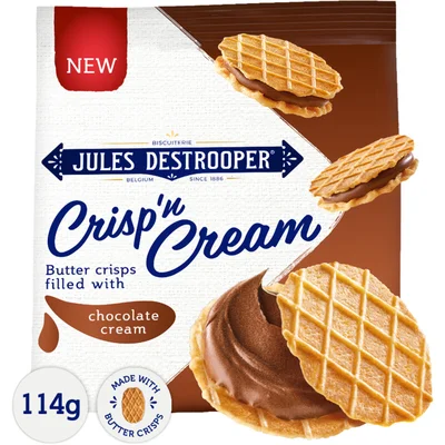 Jules Destrooper Crisp n cream chocolade