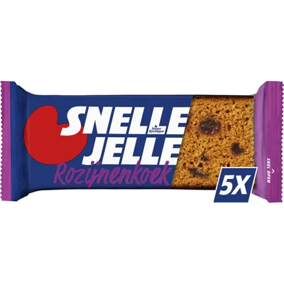 Snelle Jelle Kruidkoek rozijn 5-pack