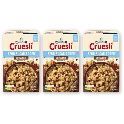Quaker Cruesli zsa chocolate 3-pack