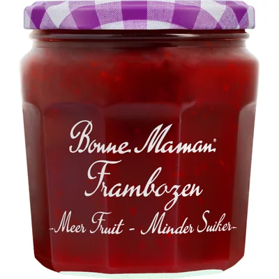 Bonne Maman Frambozen meer fruit minder suiker