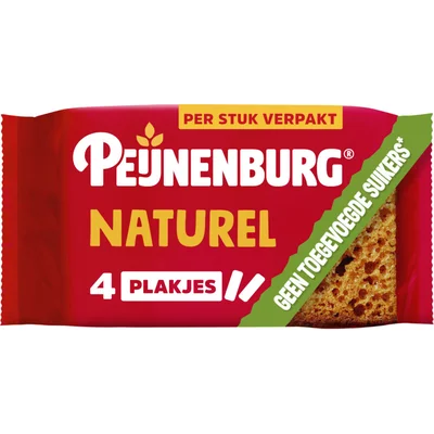 Peijnenburg Ontbijtkoek naturel 4-pack